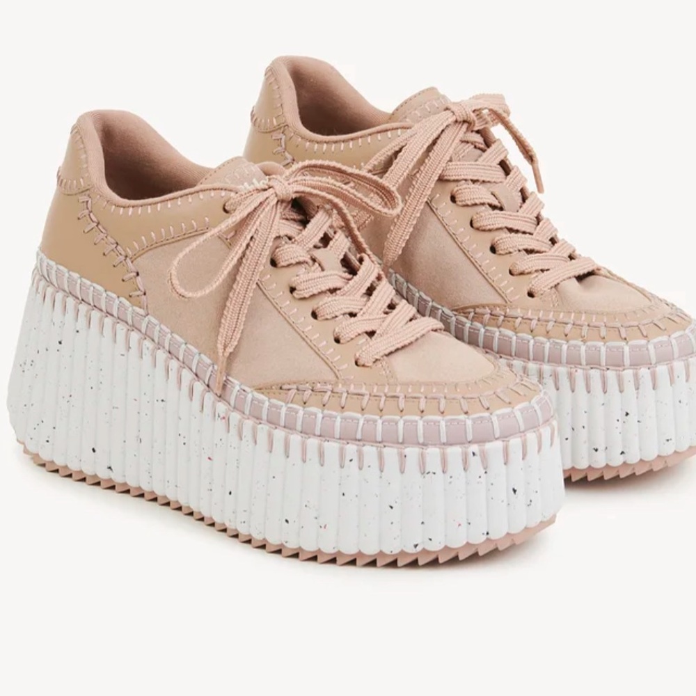 Chloe Nama Wedge Sneakers
